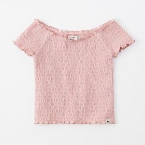 Abercrombie Kids Girls Smocked off the shoulder